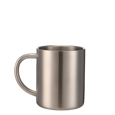 China Sustainable Double Wall Keep Reusable Insulated Metal Stainless Steel Custom Camping Mug for sale