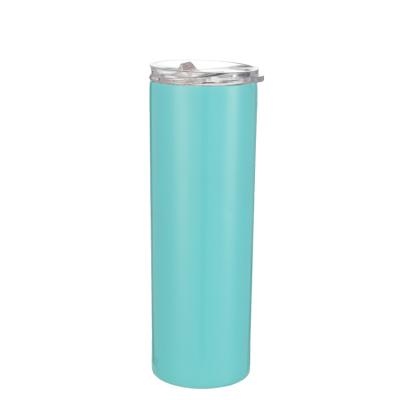 China Sustainable Wholesale Lean 20oz Stainless Steel Tumbler With Straw for sale