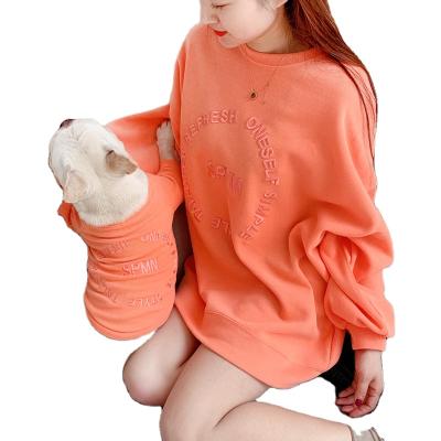 China New Viable Hot Selling Pet Parent-child Clothes Dog Apparel Pet Coat for sale