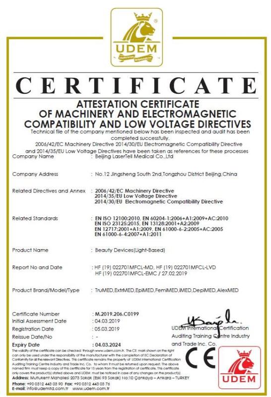 EN ISO 12100:2010 - Beijing LaserTell Medical Co., Ltd.