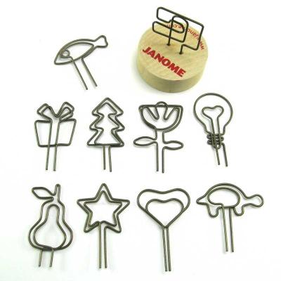 China 12 Styles 12 Kinds Of Shapes Metal Clips Custom Note Clips Card Holder For Office File Folder Supplies for sale