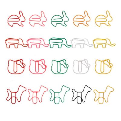 China Mini Office Supplies Cute Animal Shape Marker Clips Clips Clips Office Paper Clips and Small School Supplies for sale