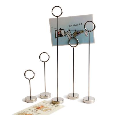 China Note ; Label holder; Desk clip; Photo craft; support etc. Cylindrical Menu Clip With Base Menu Clip Supermarket Advertising Baking Supplies Price Display Clips for sale