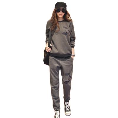 China Anti-wrinkle Factory Price Style Wholesale High Quality Customizable Women's Sweater Loose Plus Size Suit for sale