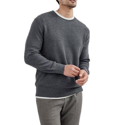 China Style Men Sweater Thick Pullover Breathable Knitted Merino Wool Sweater for sale