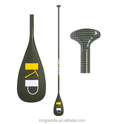 China Carbon Fiber Kingpaddle Rounded Triangle Shaft Sup Paddle for sale