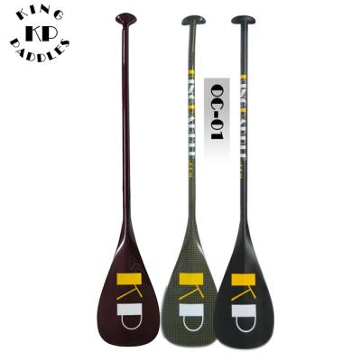 China Kingpaddle Lightweight Carbon Fiber Canoe Paddle for sale