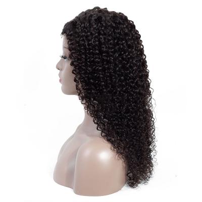 China Best Seller Hair 150% Density 4x4 Lace Front Wig Kinky Curly Human Hair For Color Women Brazilian Virgin Hair Glueless Lace Closure Wigs for sale