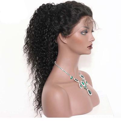 China Brazilian Kinky Curly Hair Glueless Wave 360 ​​Lace Front Wigs Silky Straight Human Hair Lace Front Wigs Pre Plucked Natural Hairline With Baby Hair for sale