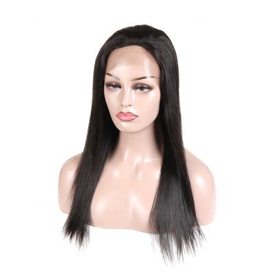 China Indian Virgin Human Hair Wave Wigs China-Factory Direct Cheap Transparent Silky Straight 4X4 Lace Closure For Black Women With Baby Hair for sale