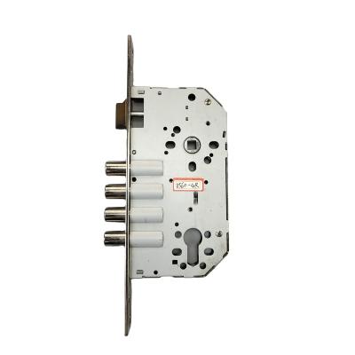 China Door South America Spain Egypt 8560-4R Mortise Lock Wooden Solid Brass Cylinder With Computer Keys for sale