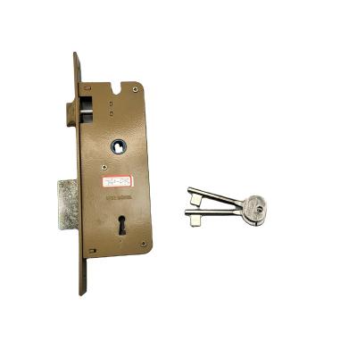 China Door Middle East Series Egypt Saudi Arabia Yemen 740-DK Wooden Mortise Lock Body With Iron Keys Door Mortise Lock for sale