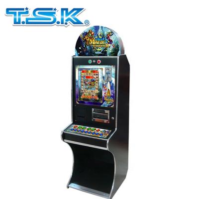 China Wood / Magic Warriors I - Indoor Plastic / Metal TSK Taiwan Mario Arcade Tragamonedas Slot Coin Operated Game Machine for sale