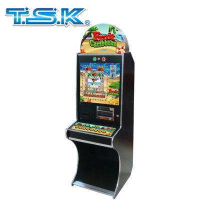 China Wood / Fruit Plastic / Metal Caribbean: TSK Arcade Tragamonedas Mario Slot Coin Powered Jackpot Game Machine for sale