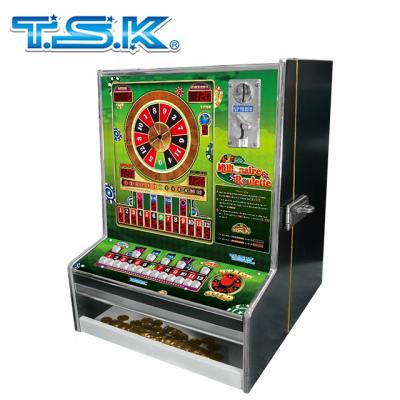 China Millionaire Wooden/Plastic/Metal Roulette: TSK Taiwan Arcade Casino Roulette Game Machine X12 x13 Free Spin Ruleta Coin Operated for sale