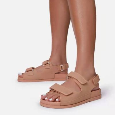 China 2021 summer fashion trend new beach sandals women's platform with the 43 size pure color sports casual sandals for sale