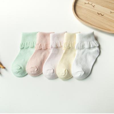 China 2021 QUICK DRY the new autumn running lace up 10 colorful socks pretty sweat fashionable girl cotton children socks baby socks for sale