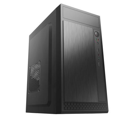 China With Fan Wholesale Custom Branded ATX With Handle Custom Front Panel Full Tower With LCD Mini Tower PC Computer Case for sale