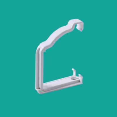 China Modern Adjustable 100% Virgin PVC Home PVC Rain Water Gutter Brackets Gutter Stamping Bracket for sale