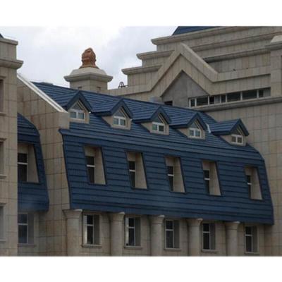 China classic light classic metal coat roof tile stone color steel roof tile LT-SCMRT02 for sale