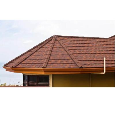 China modern terrabella classic stone coat metal roof tile rose metal ceil roof tile for sale