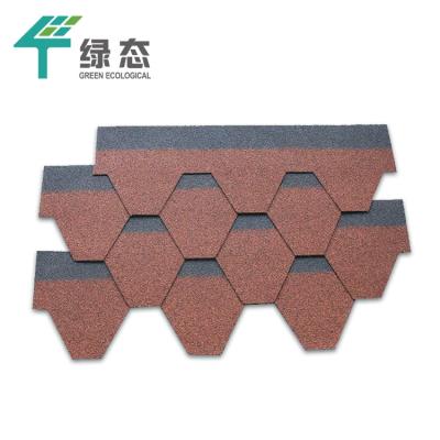 China Cheap Terra Cotta Mosaic Fiberglass Asphalt Shingle Asphalt Shingle for sale