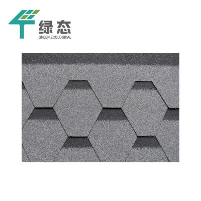 China High Quality Beautiful Low Blue Mosaic Ceramic Roof Tile Price Asphalt Shingle for sale