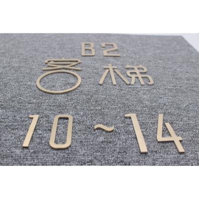 China Custom Design Emergency Metal AD Sign Board Logo Words Electroplate Stainless Steel Route Signage Room Number Custom Sized for sale