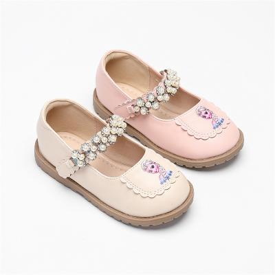 China Flat Girls' Dress Shoes 2023 Spring and Autumn New Soft Sole Fashion Square Headed Leather Shoes Network Red Aisha Princess Shoes for sale