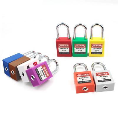 China Labor Safety Steel And Nylon Lockout Tagout Padlock for sale