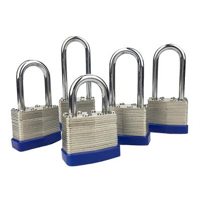 China Loto Padlock 40mm Heavy Duty Laminated Waterproof Laminated Metal Iron Steel Lock Loto Laminated Logo for sale