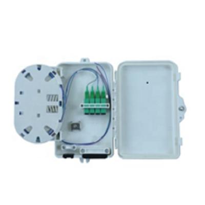 China FTTH Network Fiber Optic Distribution Box FTTB FTTX 4 Cores FDB PC/ABS FTTH Fiber Optic Terminal Box for sale