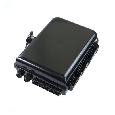 China Fiber Optic Distribution Box 16 Cores FDB PC/ABS FTTH Fiber Optic Terminal Box for sale