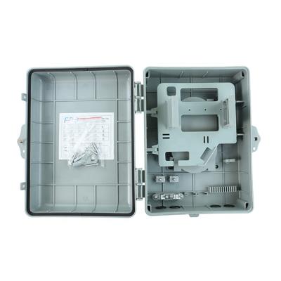 China Fiber Optic Distribution Box 16Cores PP FTTH Fiber Optic Terminal Box for sale