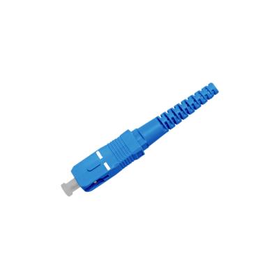 China Promotional High Quality Low Loss Fast Connector Fiber Optic Patch Fasten SC A/UPC Click Crimp Crimpin Free Field Connector Drop Cabl for sale