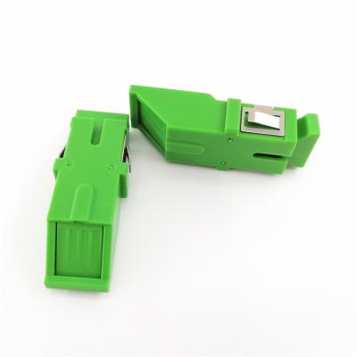 China High Quality Indoor Angled Transmission FTTH Fiber Optic Shutter SC/APC SX Fiber Optic Plastic Inner Shutter Connection Adapter for sale