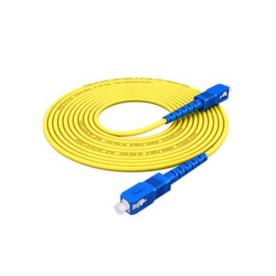 China Telecom Fiber Optic Patch Cord Single Mode Network Customized SC UPC/APC To SC UPC/APC Optical Fiber Jumper for sale