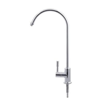 China Chrome Plated Sense Faucets Connect Pipe Reverse Osmosis Filters Parts Purifier Direct Drinking Tap Water for sale