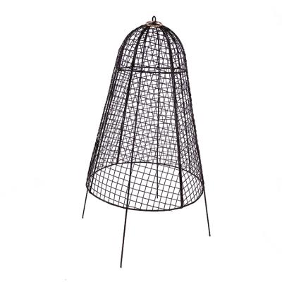 China Modern Rustic Wire Garden Bells Pile Proof Chicken Wire Bell Prevent Animal For Plants Eating Metal Cover Cage Protection Guard for sale