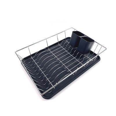 China Sustainable Kitchen Organizer Storage Rack Utensils Rack Drying Dish Rack Dish Drainer Rack for sale