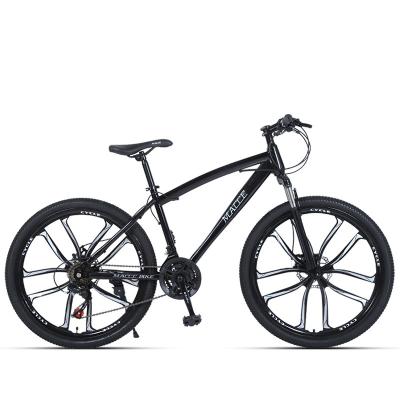 China Factory Wholesale OEM Mountain Bike 24/26 Inch Disc Brake Variable Speed ​​21/24/27 Speed ​​Steel Bicycle CE Certified for sale