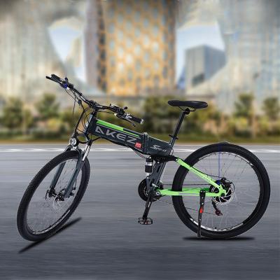 China Factory wholesale 27.5 inch alloy MTB 48v500w8hh lithium battery folding mountain bike aluminum aluminum adult electric bicycle for sale