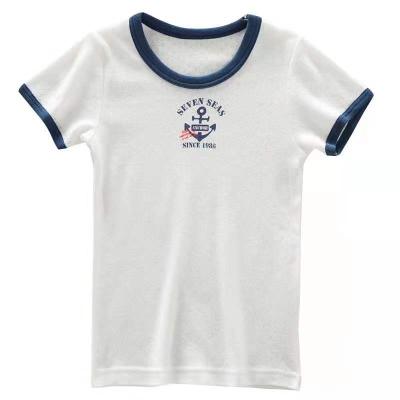 China Viscose/Polyester Children's T-shirt Summer Baby Kids Boys Fashion T-Shirt for sale