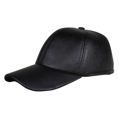 China Commoners Warm Baseball Golf Sports PU Dad Trucker Hats Fold Brim Snapback Earmuffs Hats for sale