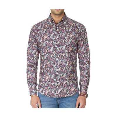 China Anti-pilling MJ WORKED FASHION WHOLESALE OEM MEN'S LONG SLEEVE CUSTOM DRESS SHIRT for sale