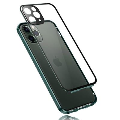 China ApplicableiPhone12/11Double-sided King Phone Case Apple12promaxUltra-thin Shockproof Magnetic Glass Cover Device for sale