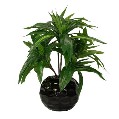 China Simple Simulation Environmental Friendly Artificial Bamboo Lily Bamboo Evergreen Plant Decoration Branch Living Room Decoration for sale