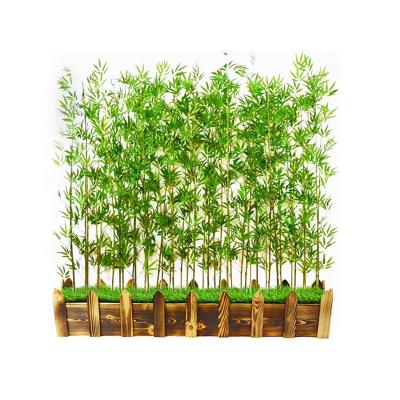 China Moso indoor and outdoor bamboo landscape faux bamboo landscape simulation yard partition screen artificial bamboo hotel for sale