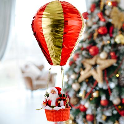 China 2022 Popular Fabric Art+Rattan Fabric Art+Rattan Christmas Ball Christmas Decoration Mall Hotel Family Party Decoration Christmas Ball for sale