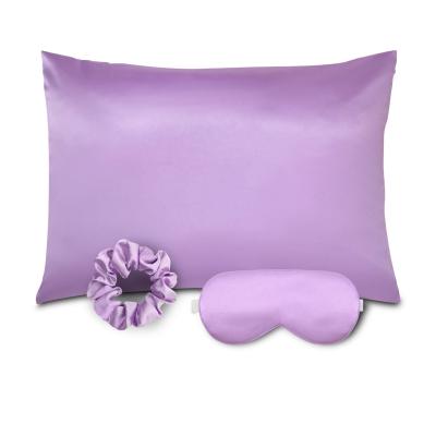 China A Bravo Softer 100% Silk Satin Pillow Case Anti Dust Mite Cooling Satin Pillowcase For Hair And Skin for sale